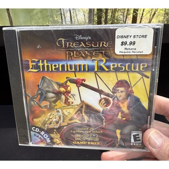 New Disney's Treasure Planet Etherium Rescue Promo Games 2002 CD-ROM PC Windows